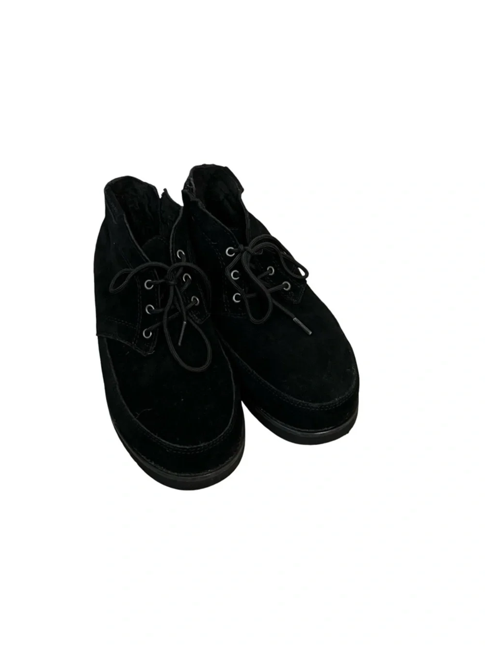 Koolaburra by UGG Black Suede Chukka Boots Size 9 Minimalist Casual Comfort